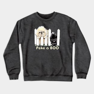 Peke-a-BOO Pekingese Crewneck Sweatshirt